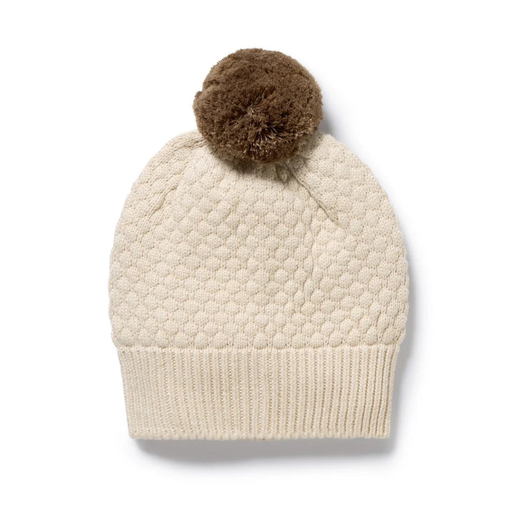 Beanie | Organic Knitted - Cream