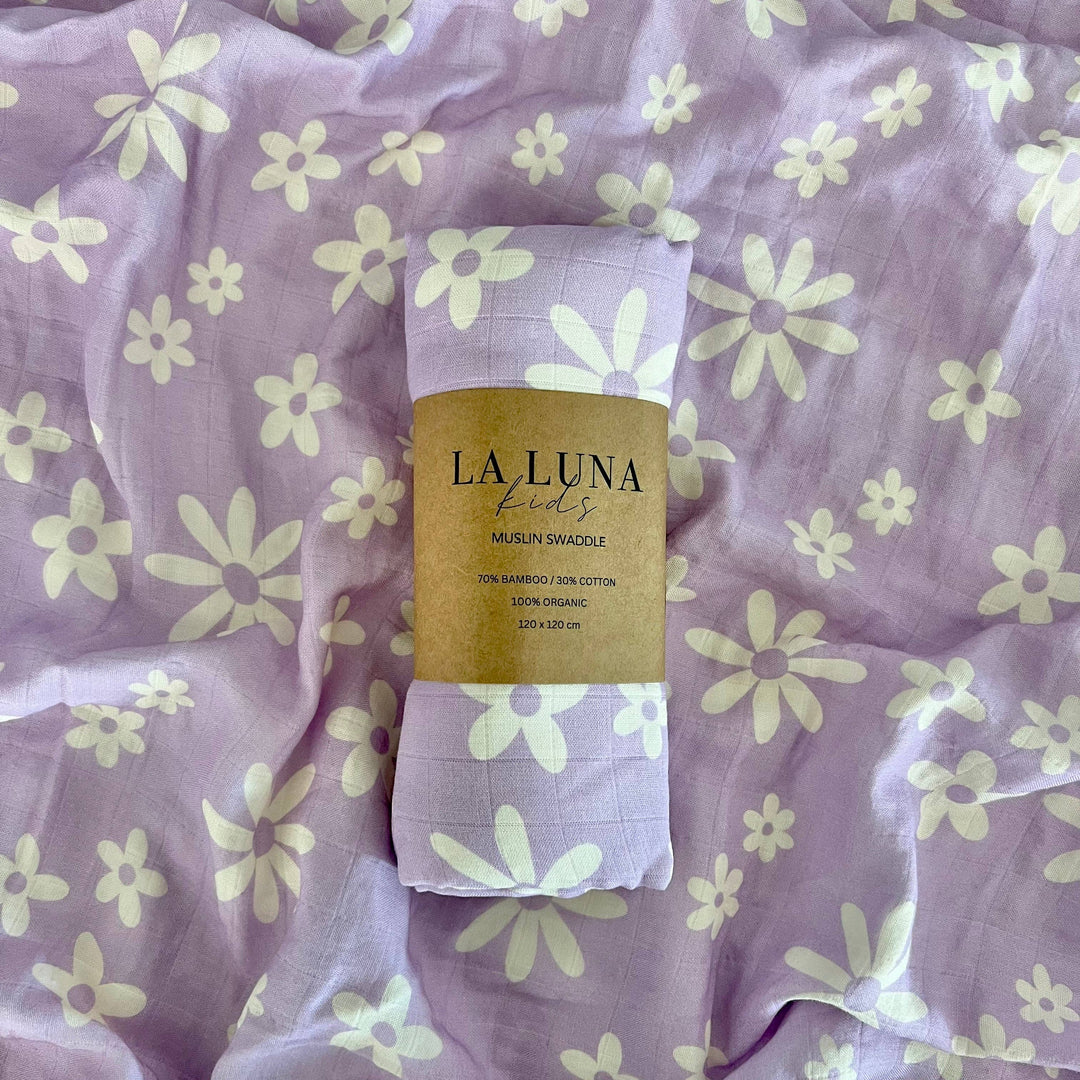 Swaddle | Organic - Lilac Floral