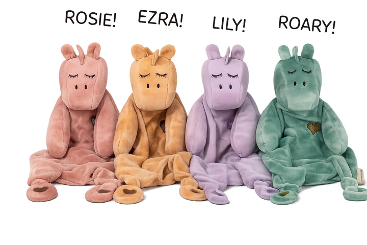 Baby Gift Set | Plush Dinosaur Comforter & Board Book