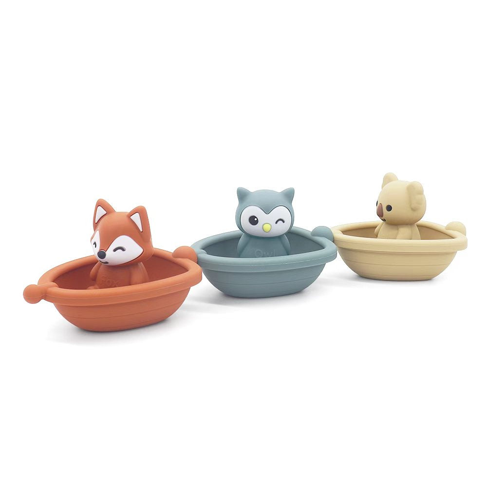 Silicone Bath Boat - Fox