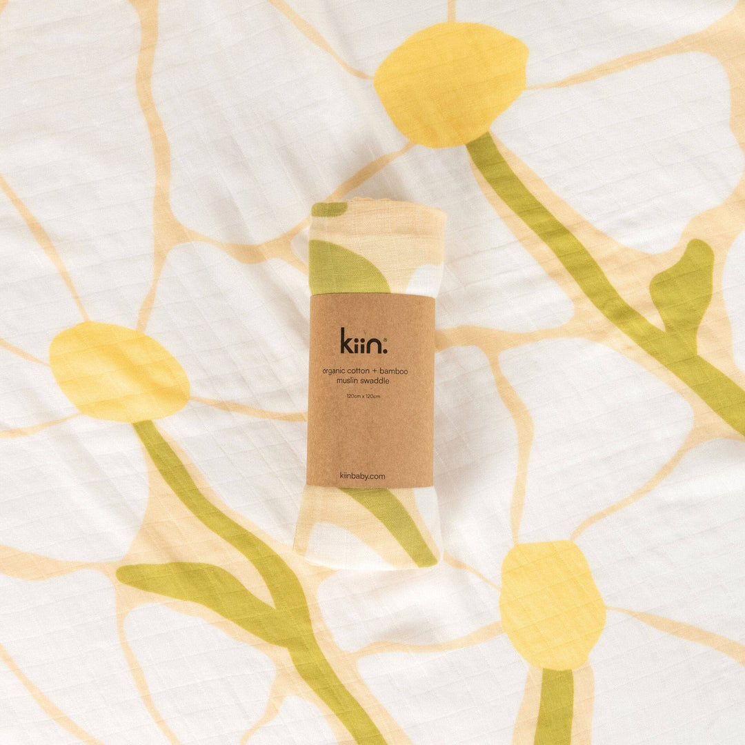 Swaddle | Organic - Fleur Warm Oat (Limited Edition)