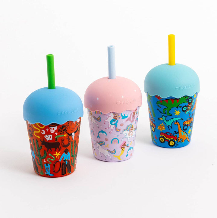 Mermaids and Unicorns Mini Smoothie Cup & Straw 200ml
