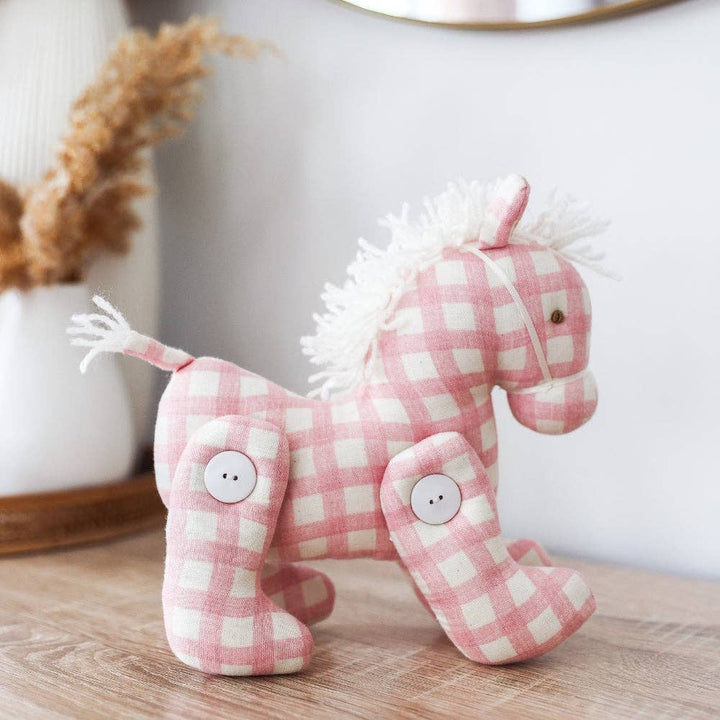Jointed Pony | Pink Check