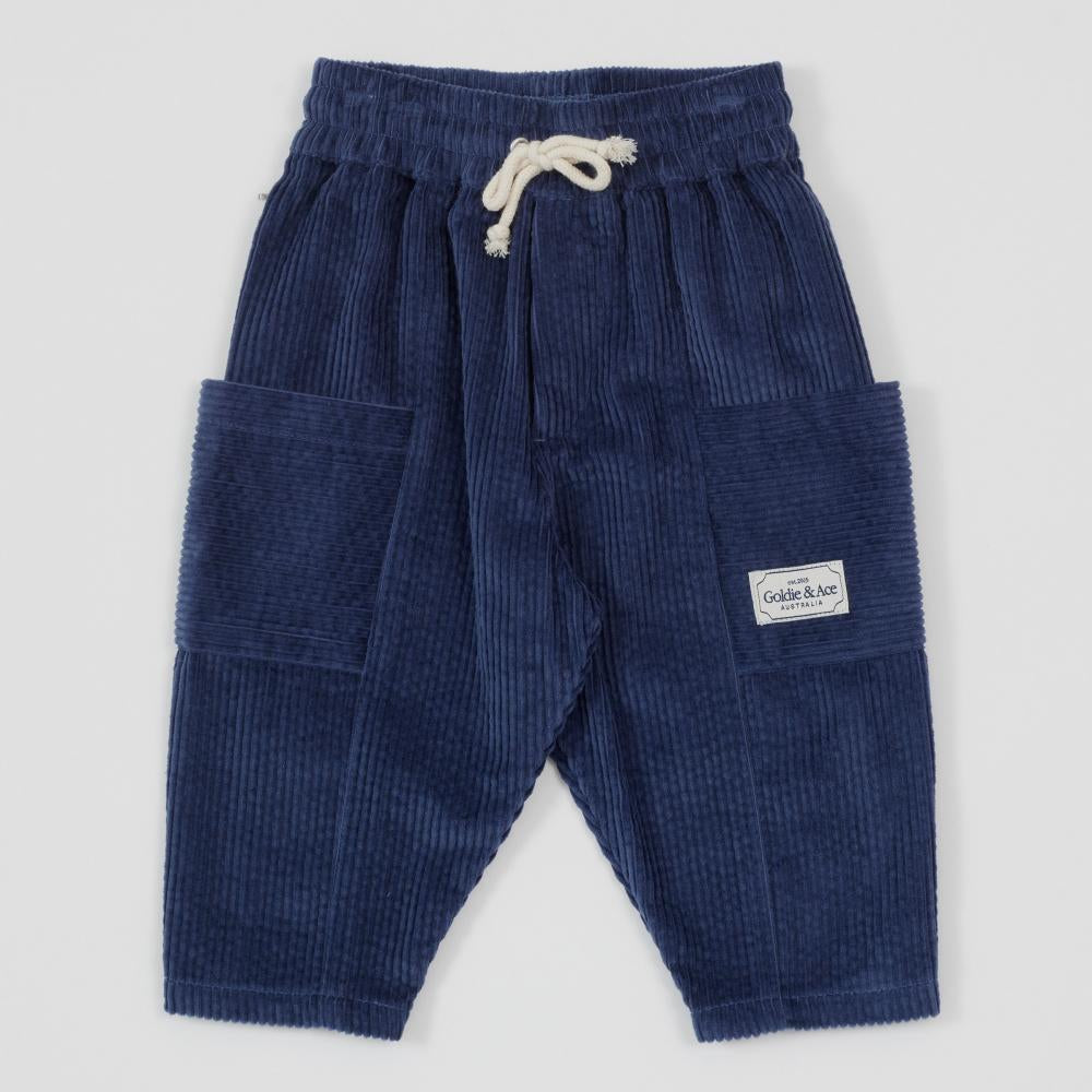 Pant | Kit Corduroy Pocket Pant - Navy