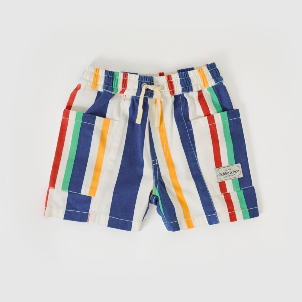 Shorts | Noah - 90's Bold Stripe Denim