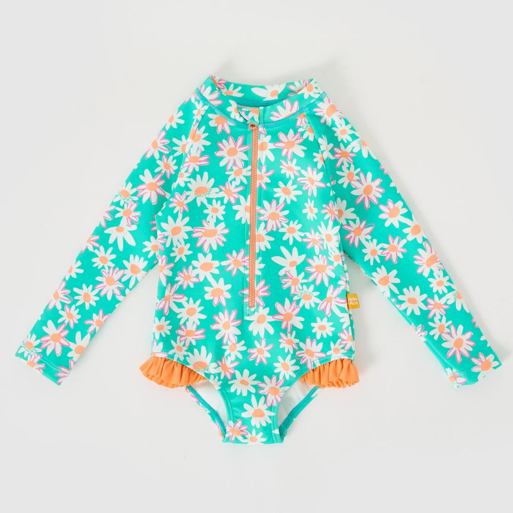 Swimsuit | Long Sleeve - Daisy Patch