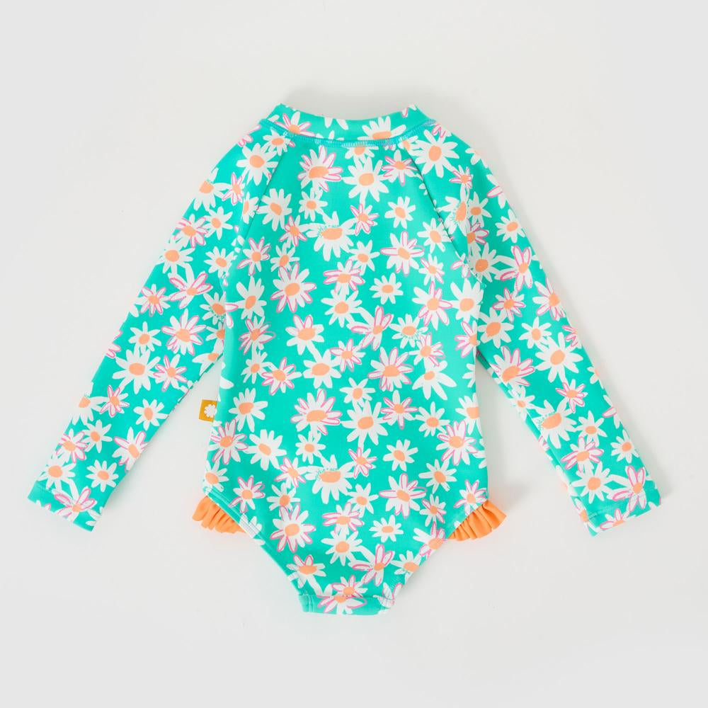 Swimsuit | Long Sleeve - Daisy Patch