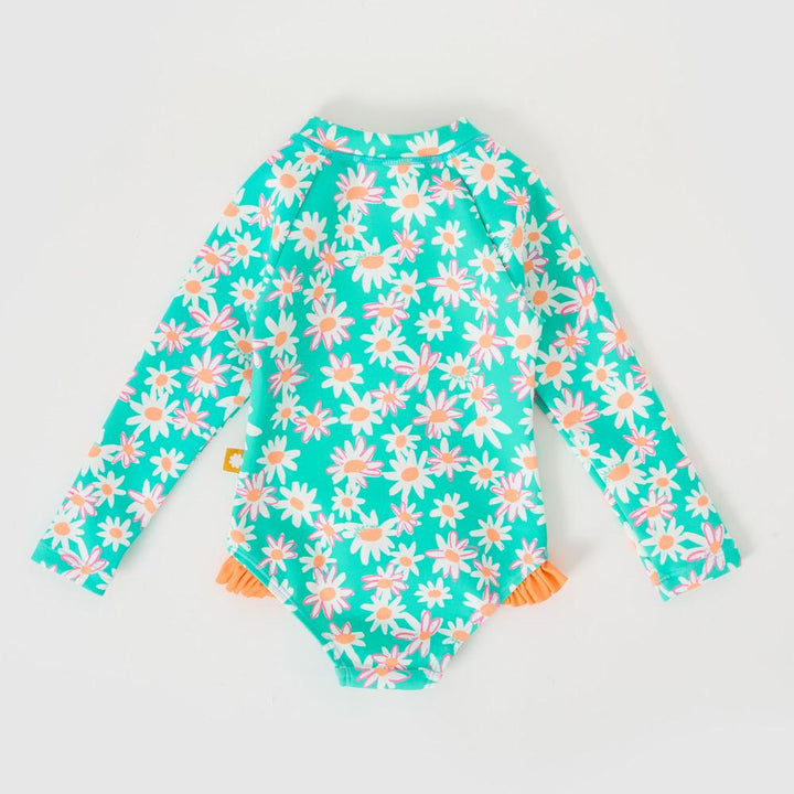 Swimsuit | Long Sleeve - Daisy Patch