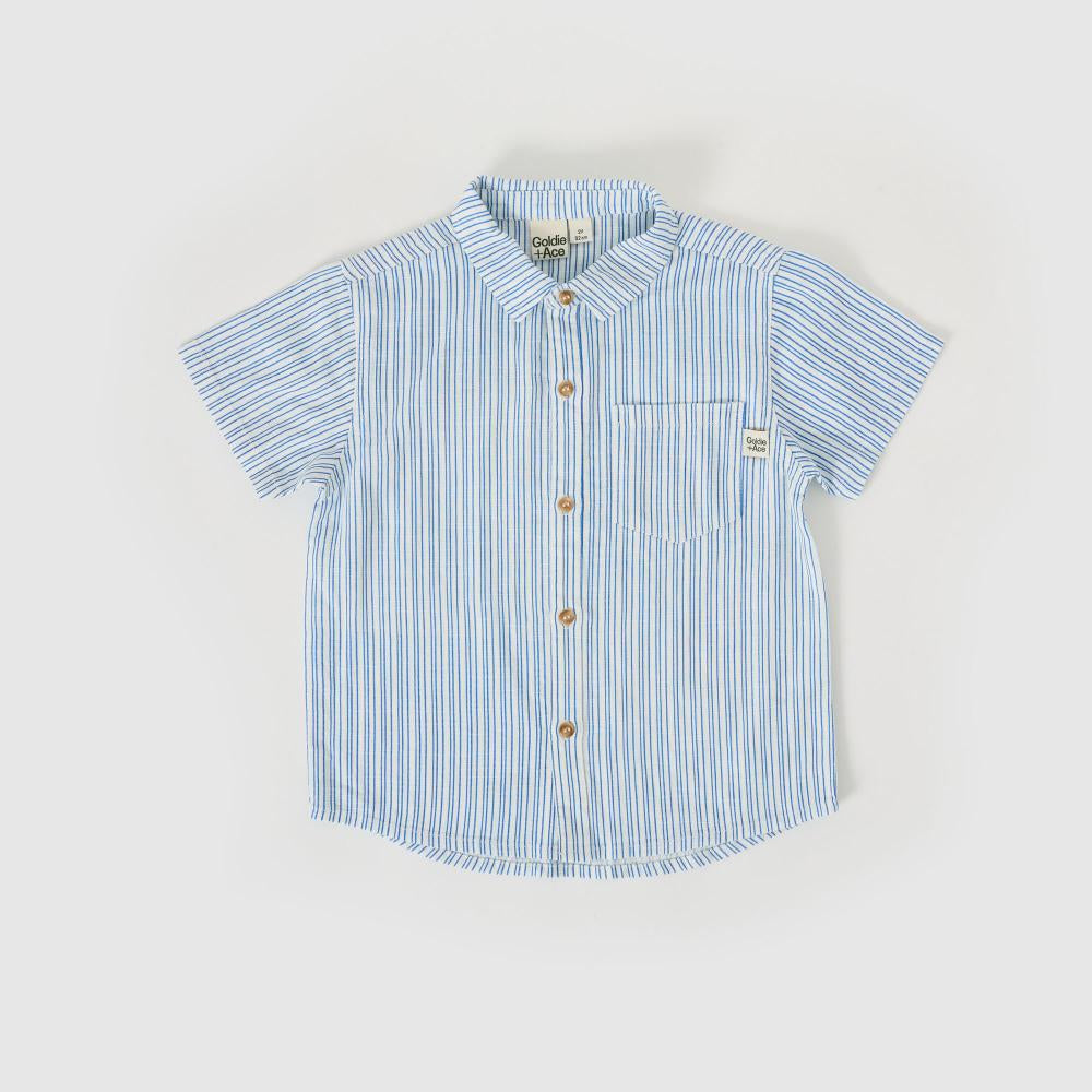 Shirt | Linen - Sailor Stripe