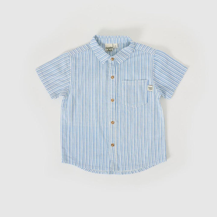 Shirt | Linen - Sailor Stripe