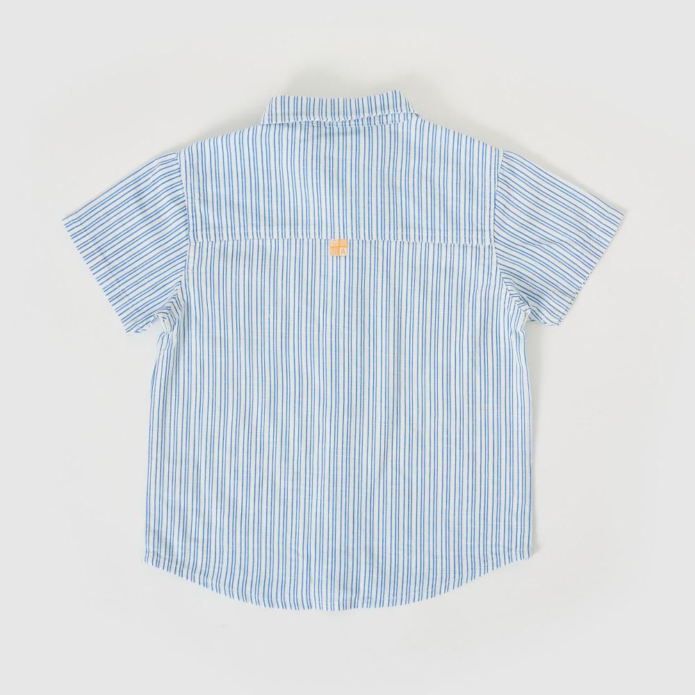 Shirt | Linen - Sailor Stripe