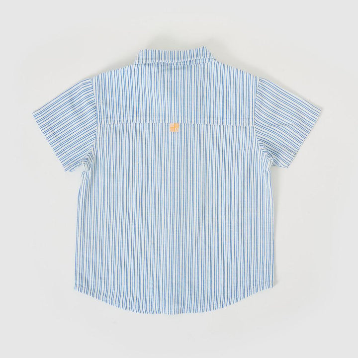 Shirt | Linen - Sailor Stripe