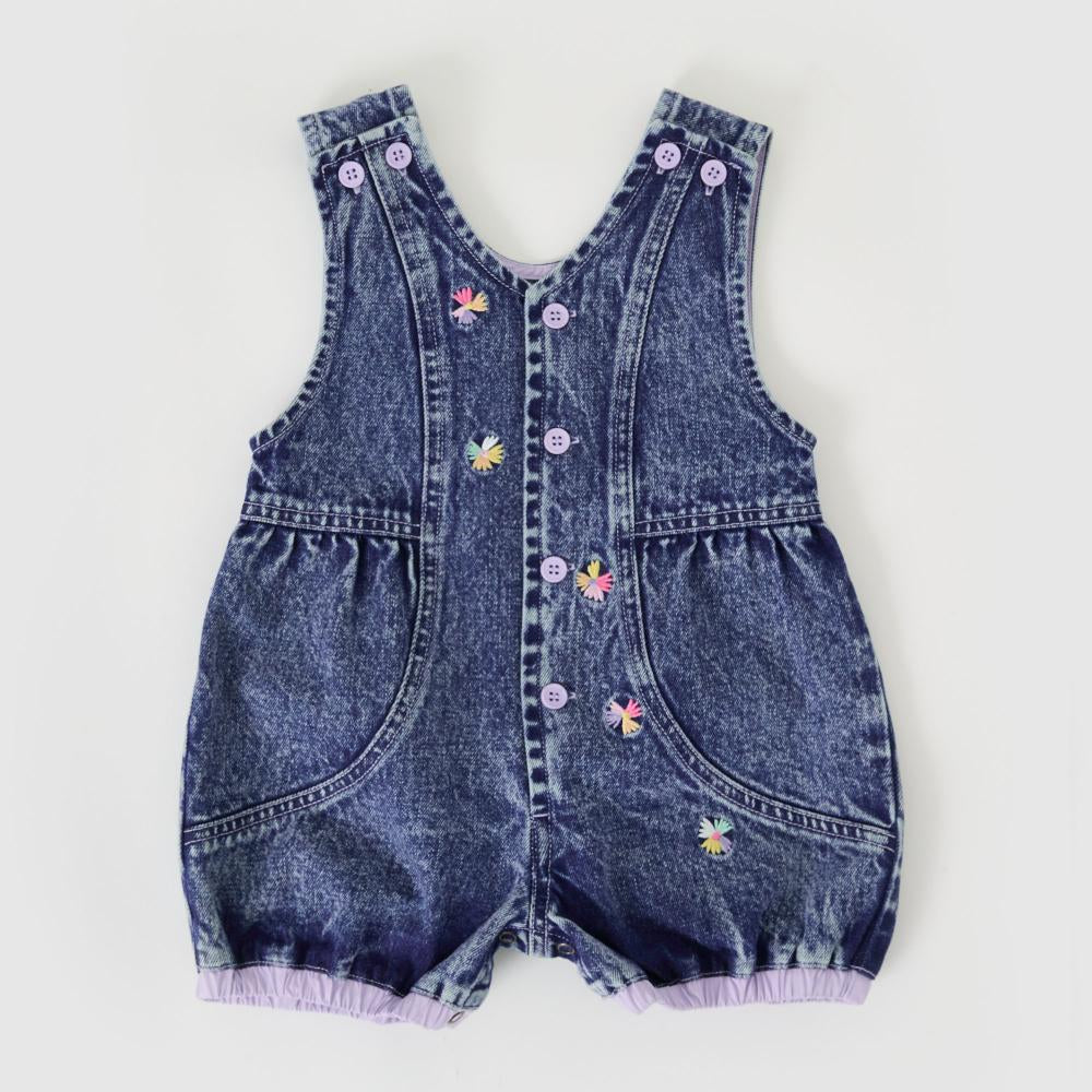 Romper | Nina - Denim Pastel Petals