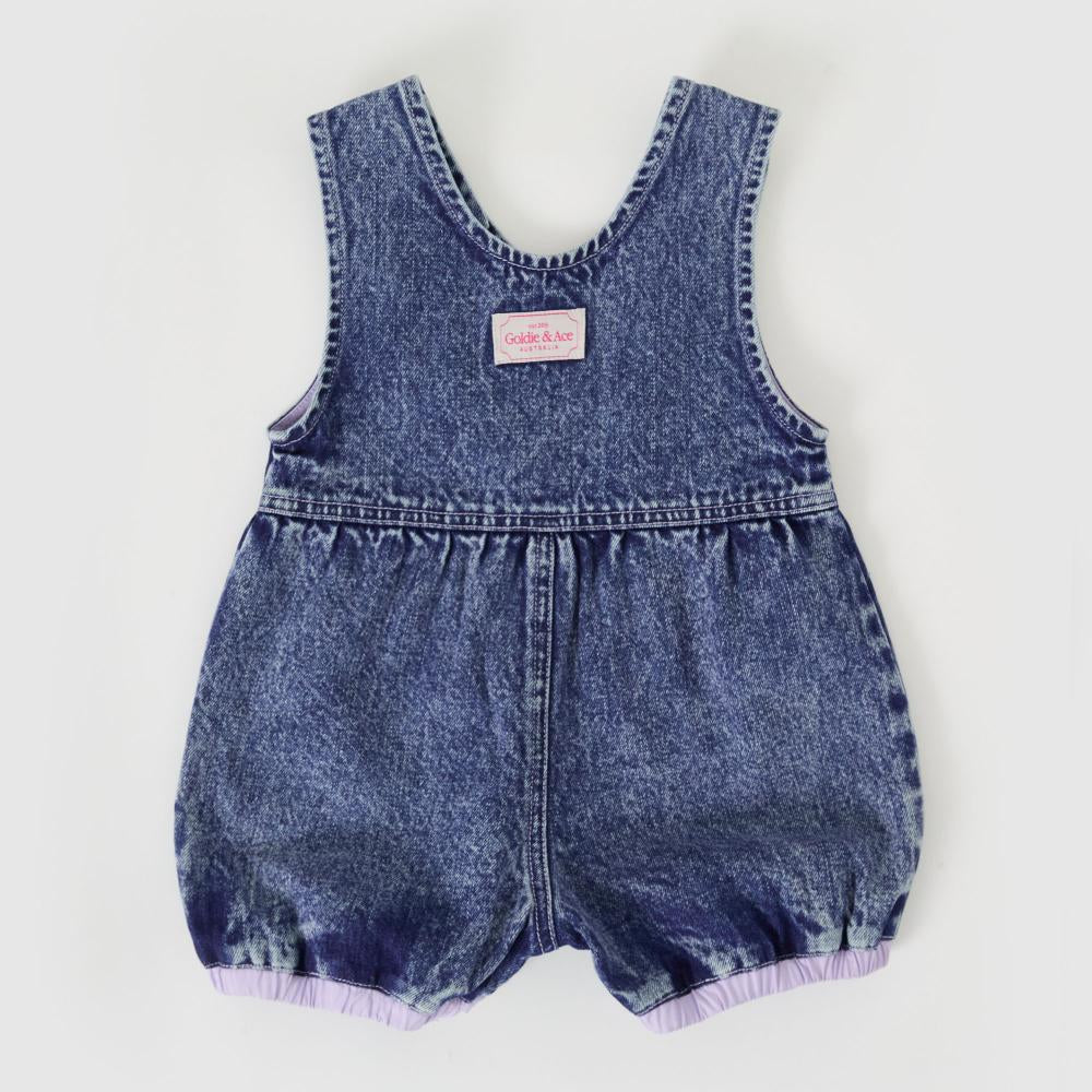 Romper | Nina - Denim Pastel Petals