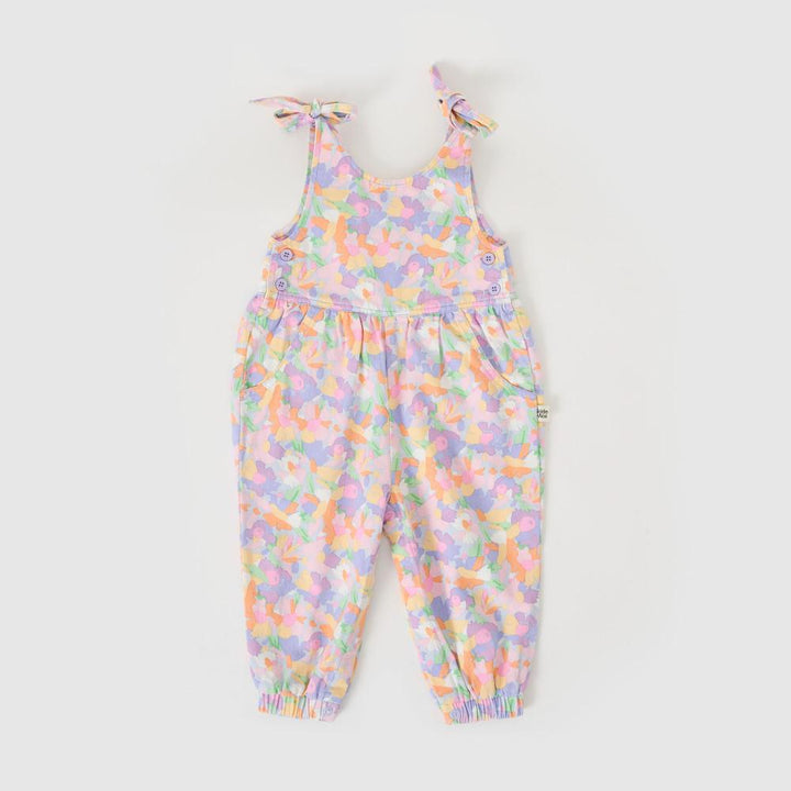 Overalls | Tiffany Tie Up - Pastel Bouquet