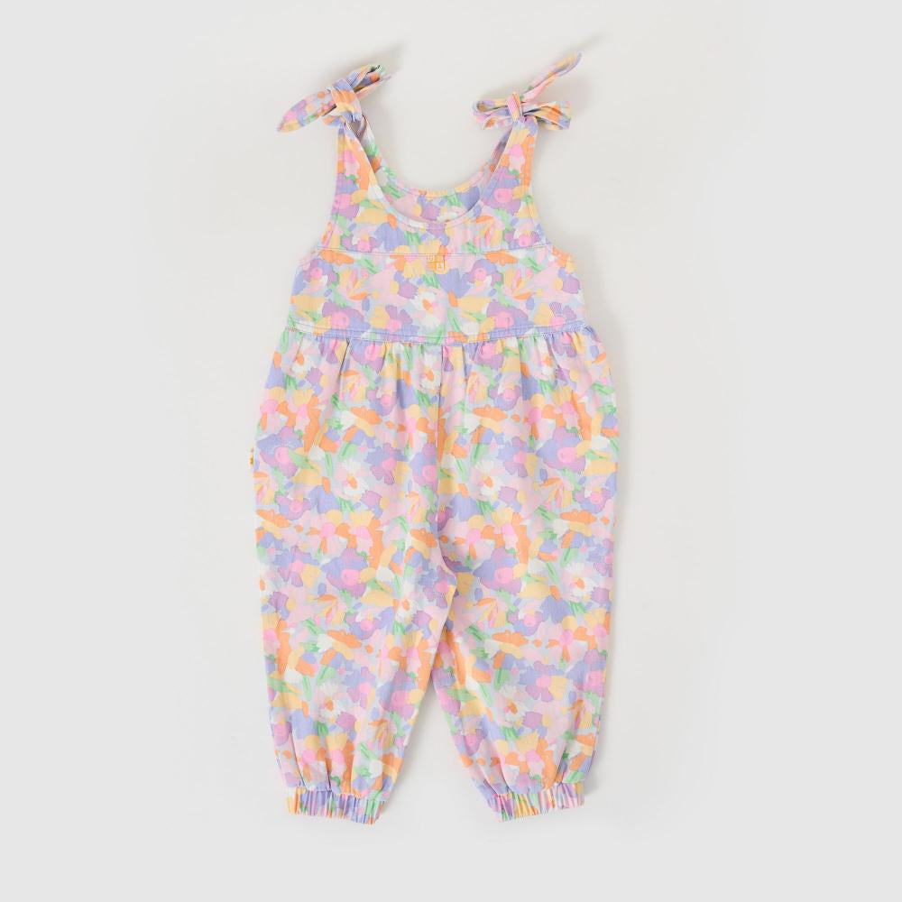 Overalls | Tiffany Tie Up - Pastel Bouquet