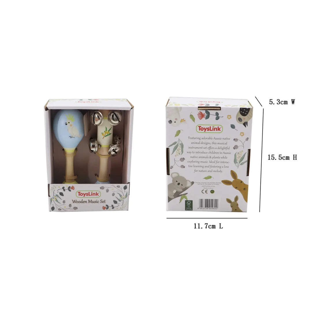 Wooden Musical Set - Cockatoo