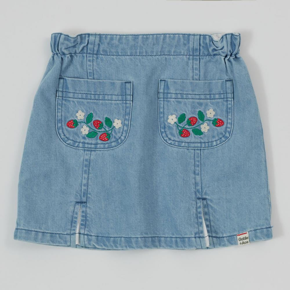 Skirt | Chambray - Wild Strawberry