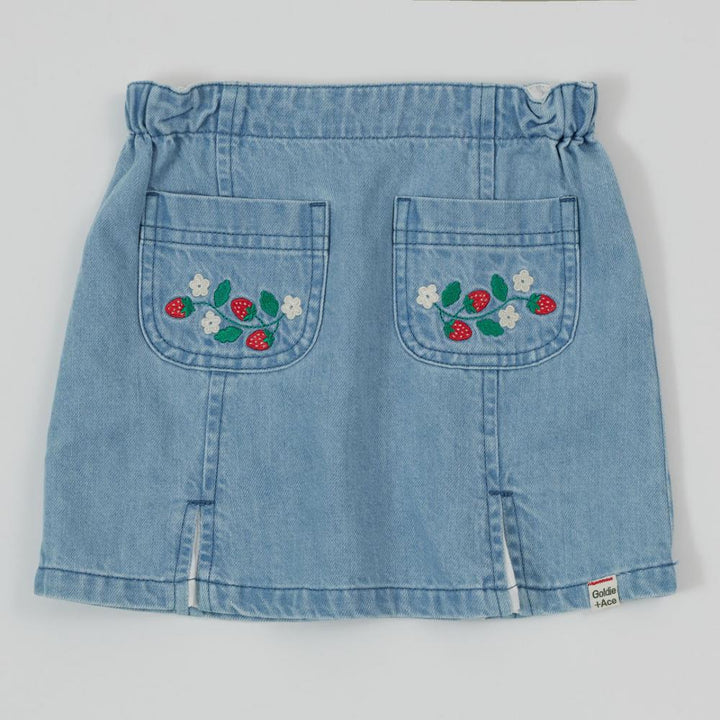Skirt | Chambray - Wild Strawberry