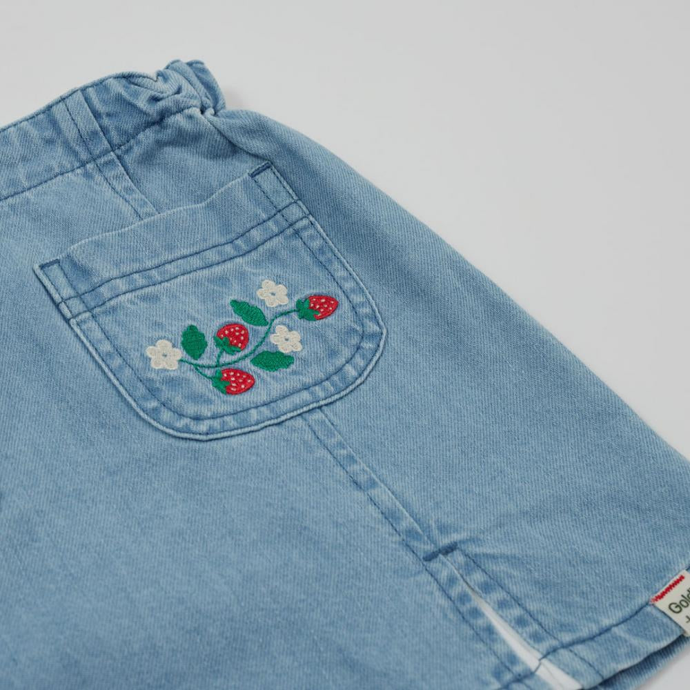 Skirt | Chambray - Wild Strawberry