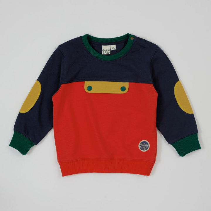 Sweater | Pocket - Colour Block