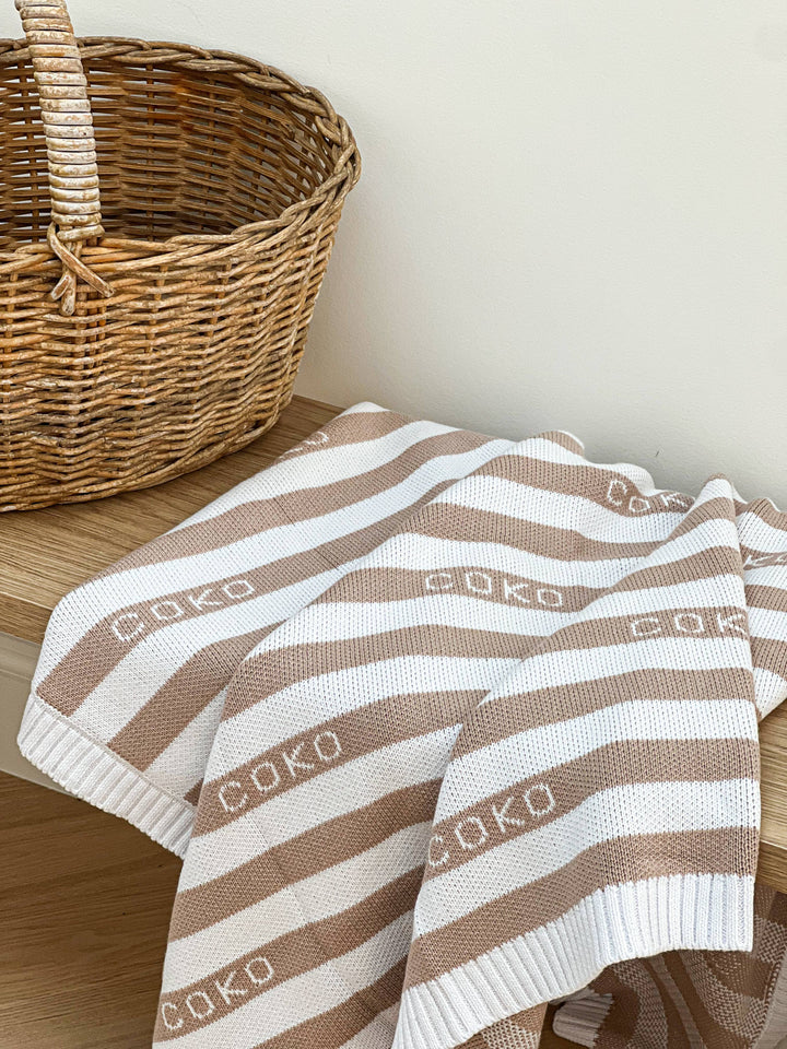 Blanket | Organic Cotton - CK Stripe