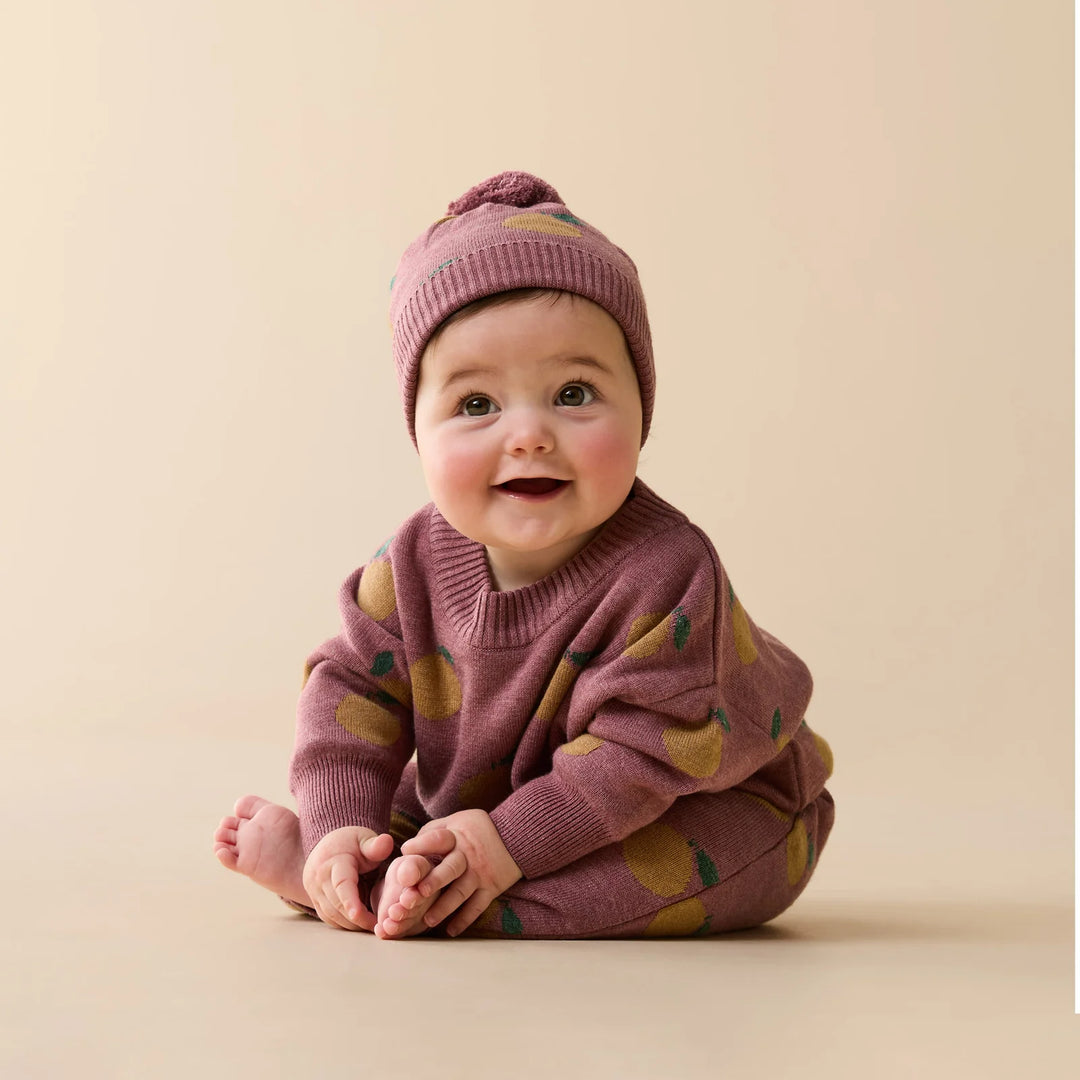 Beanie | Organic Knitted - Clementine