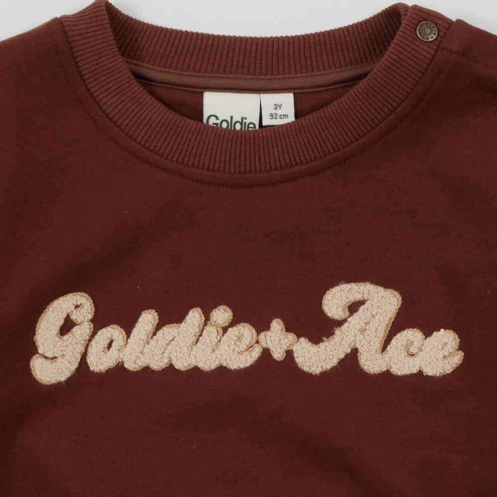 Sweater | Comfy Embroided - Brown