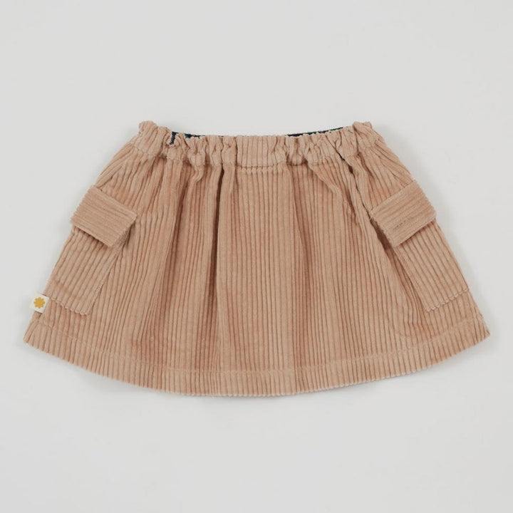 Skirt | Corduroy Pocket - Tan