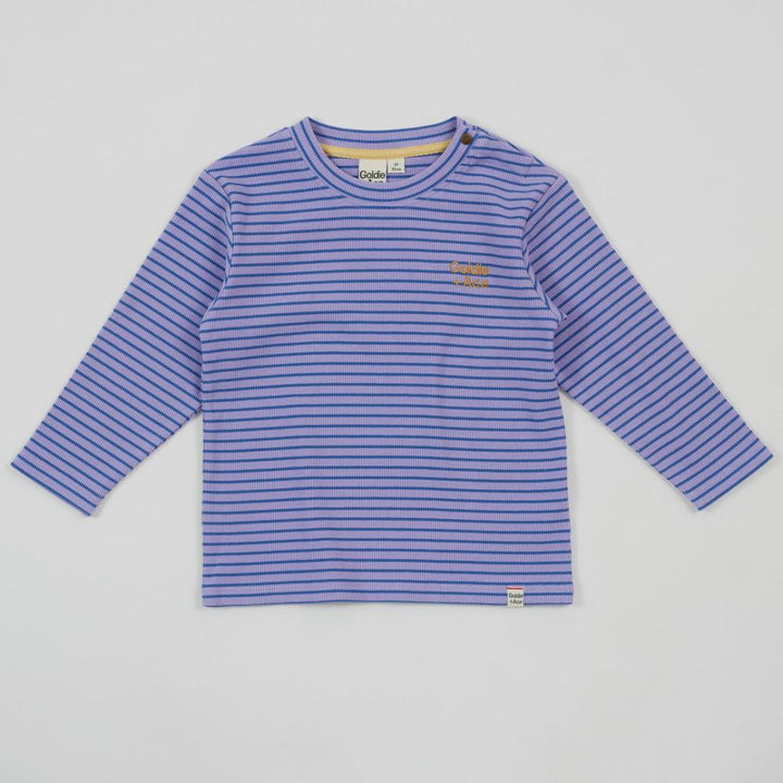 Top | Striped Rib - Purple