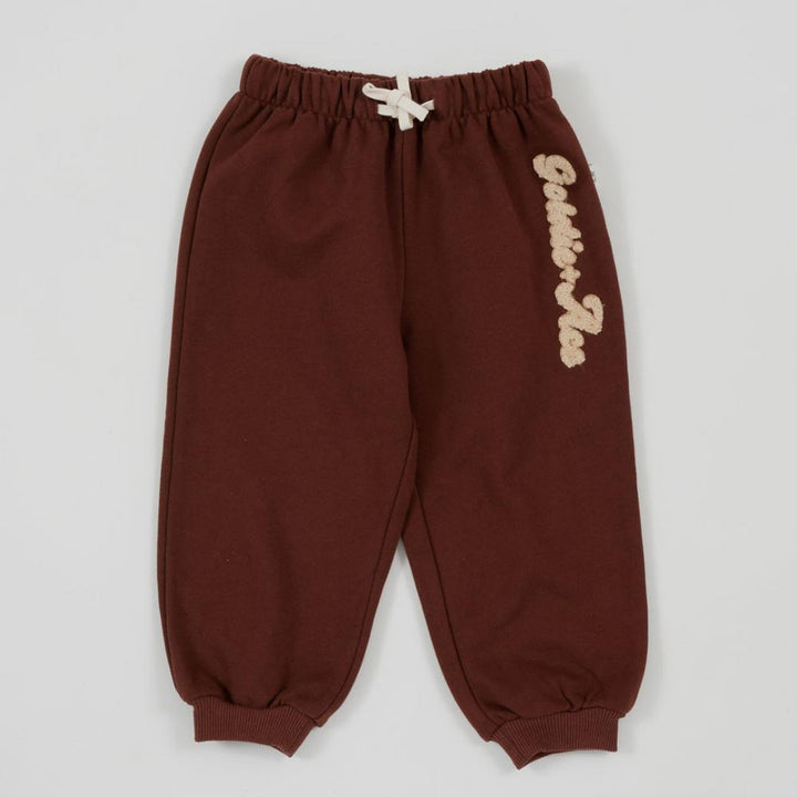 Sweatpant | Comfy Embroided - Brown