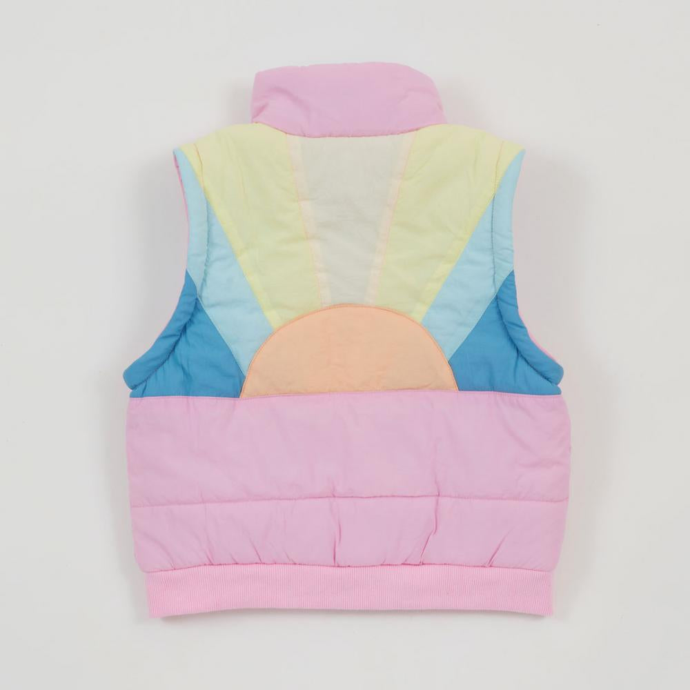 Parka Jacket/Vest | Stevie Sunrise - Pastel