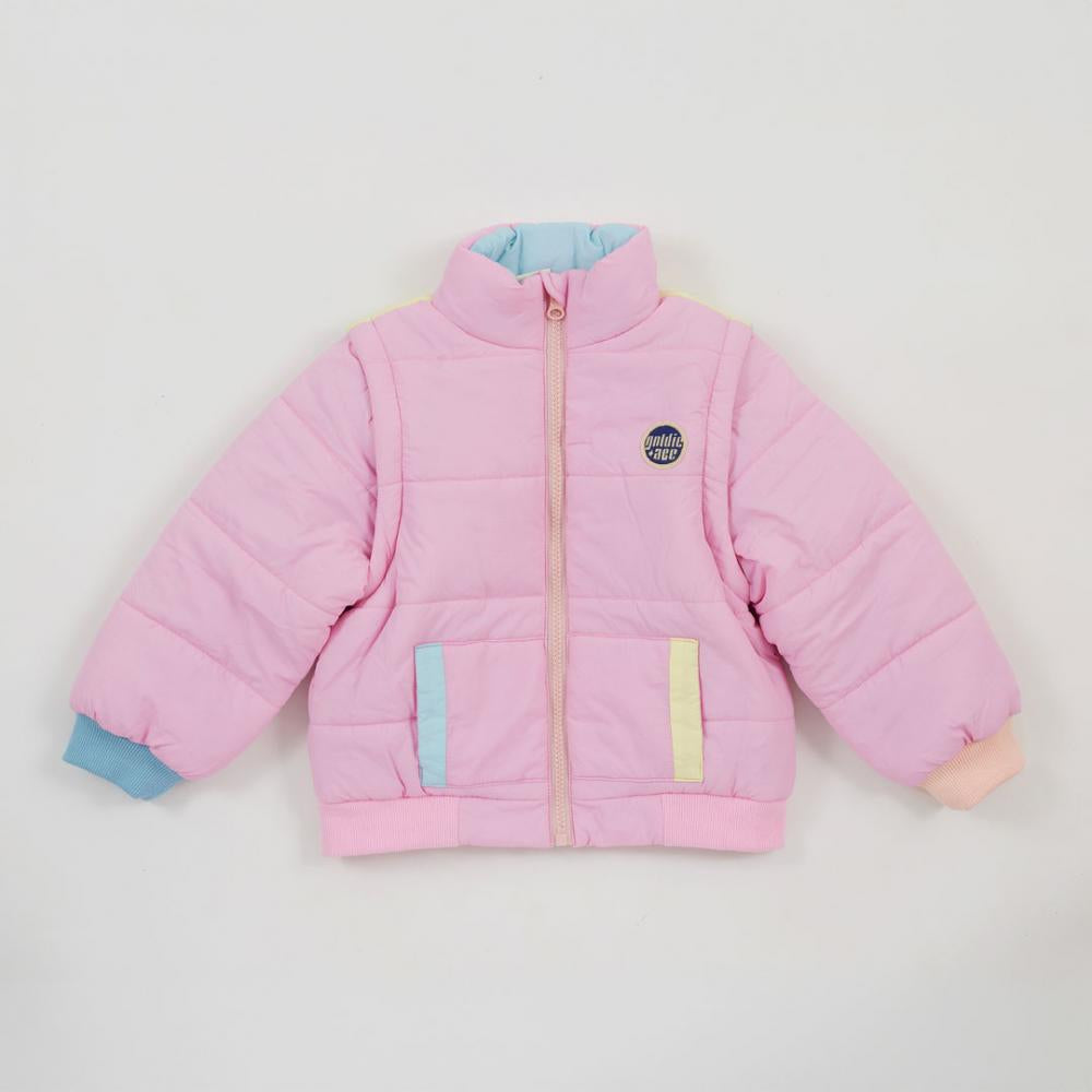 Parka Jacket/Vest | Stevie Sunrise - Pastel