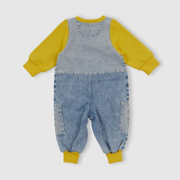 Overall Romper | Pin Stripe