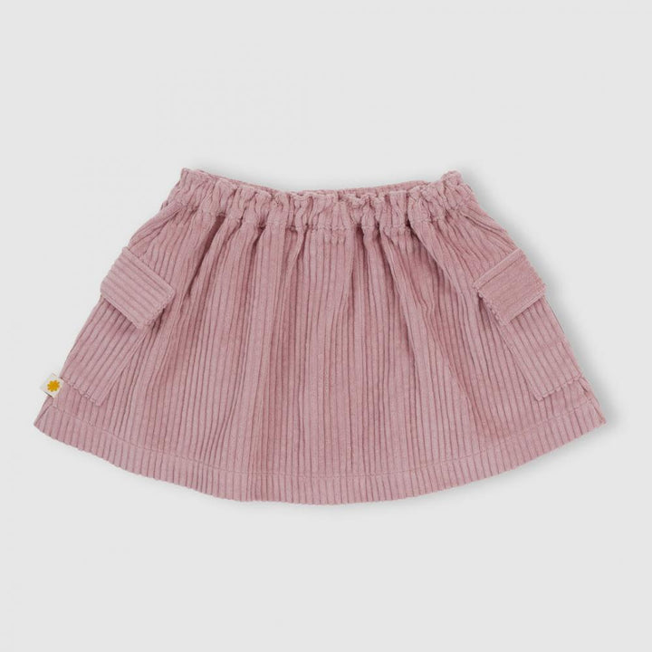 Skirt | Corduroy Pocket - Dusty Pink