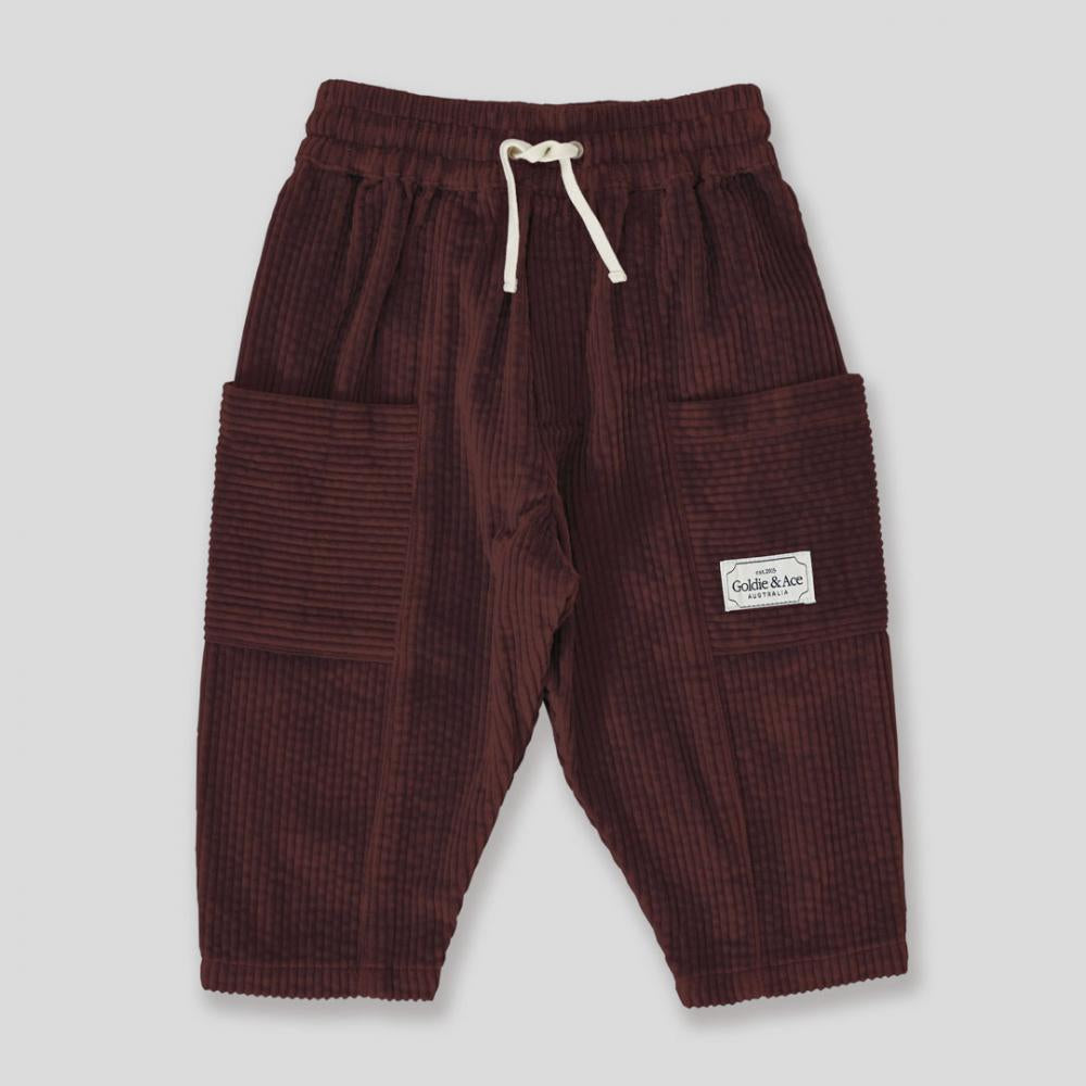 Pant | Kit Corduroy Pocket Pant - Brown