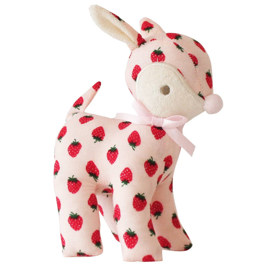 Rattle | Baby Deer - Strawberry