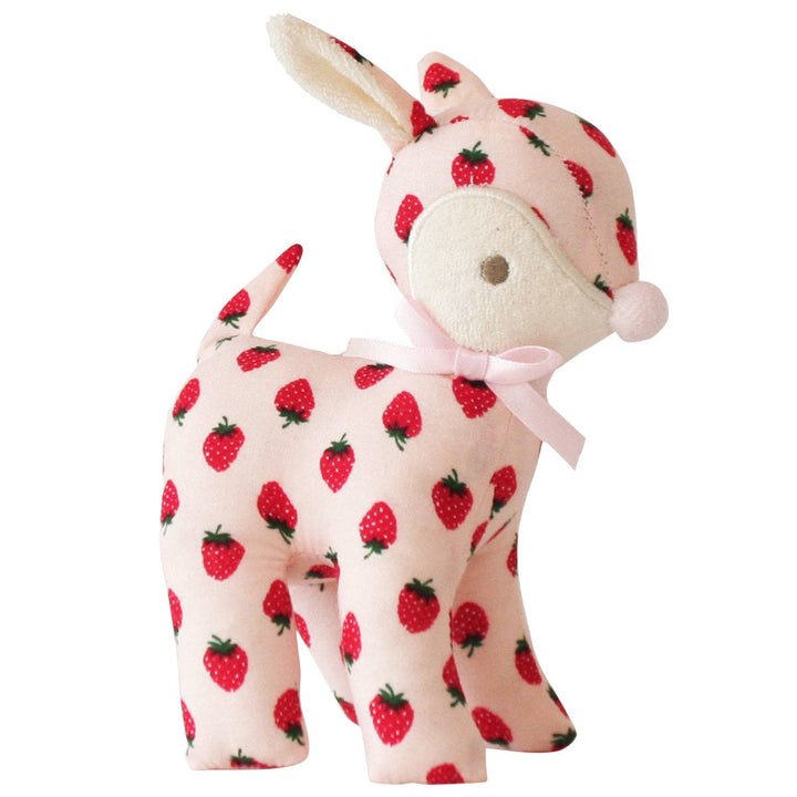 Rattle | Baby Deer - Strawberry