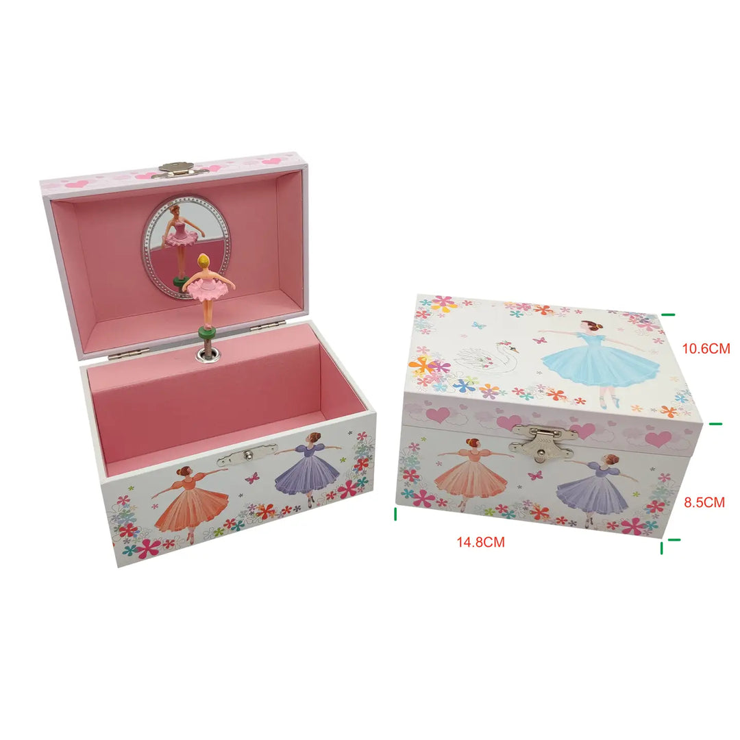 Music Box - Ballerina & Swan