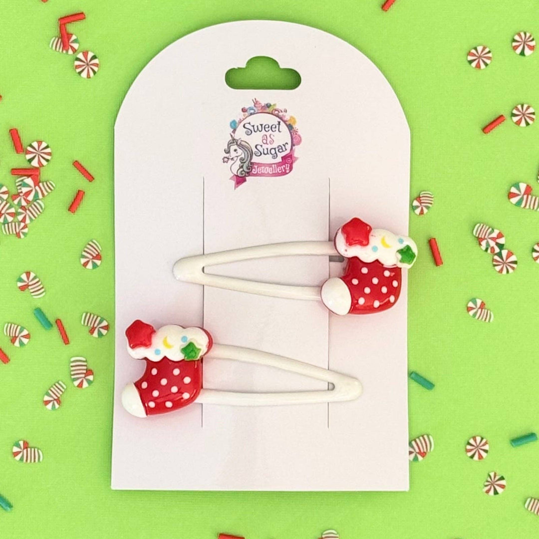 Hair Clip - Stocking