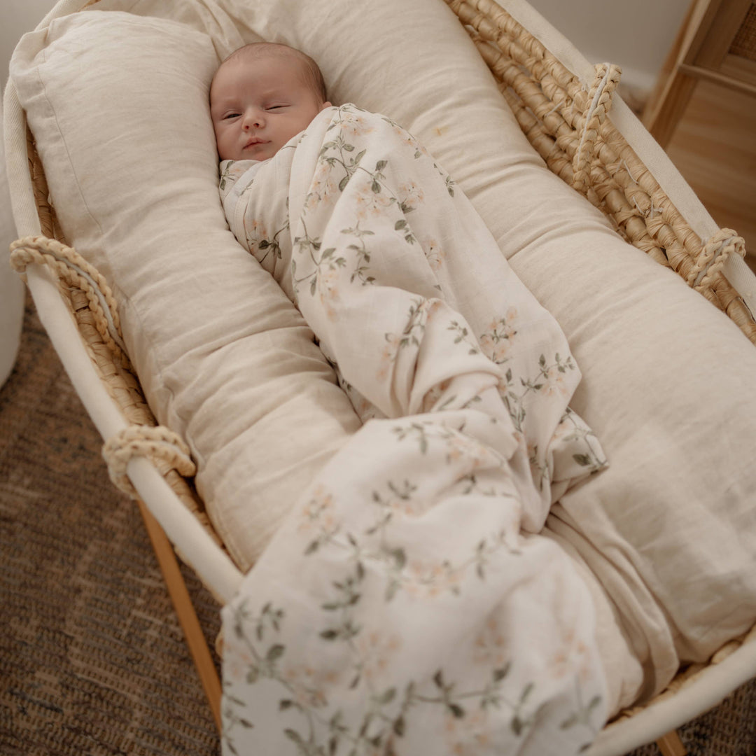 Swaddle | Organic - Fleur Blanche