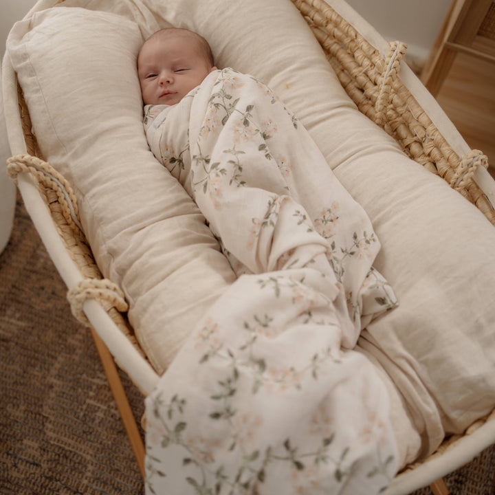 Swaddle | Organic - Fleur Blanche