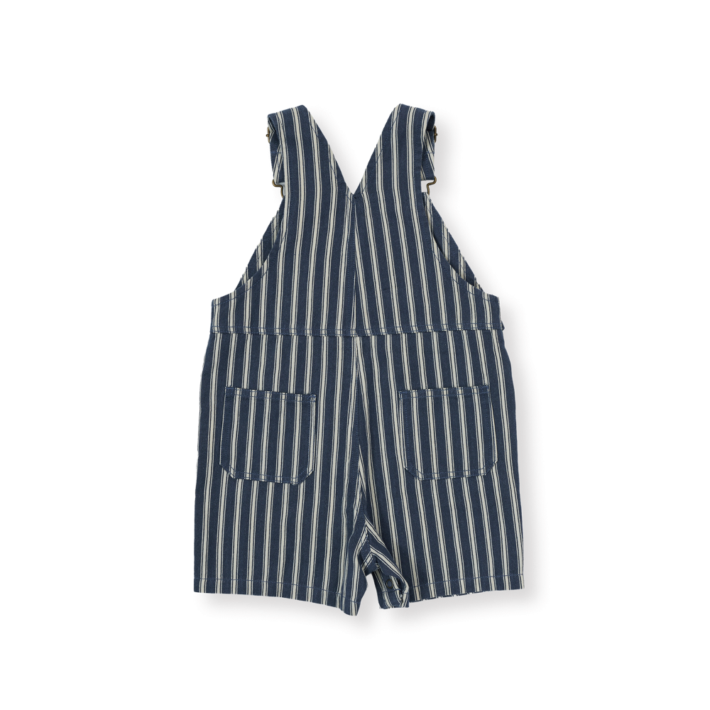 Overalls | Railroad Stripe Burton - Indigo
