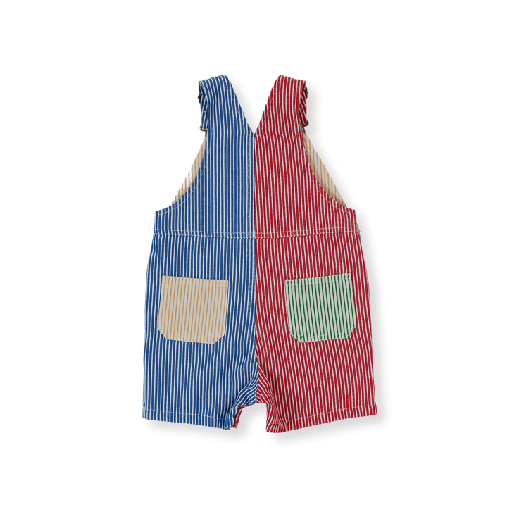 Patchwork Stripe Burton Overalls