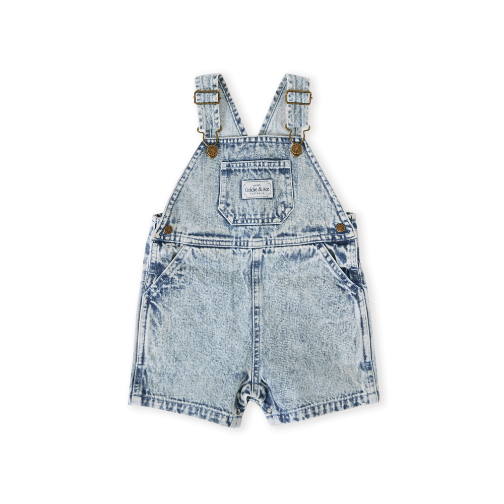 Overalls | Vintage Washed Burton - Light Denim