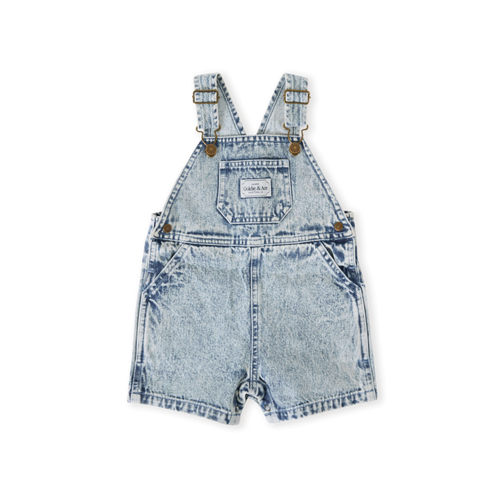 Overalls | Vintage Washed Burton - Light Denim