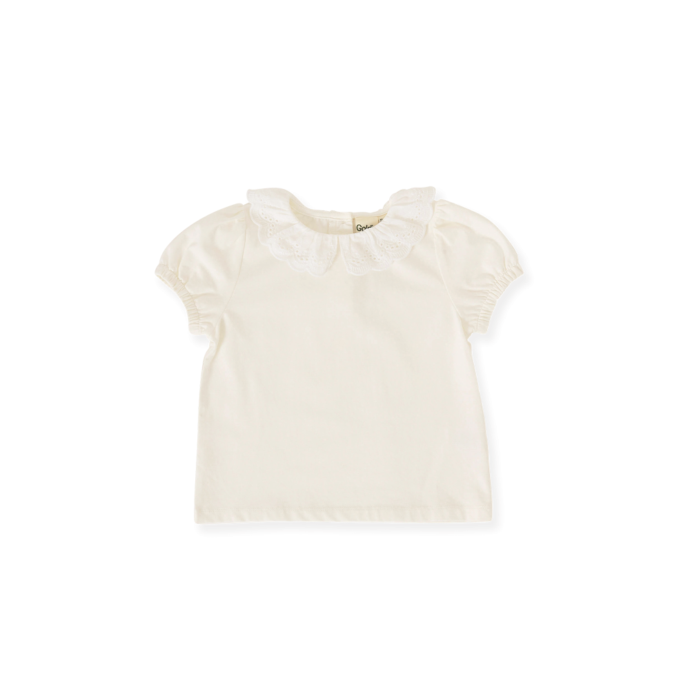 Laura Puff Sleeve Collar Top