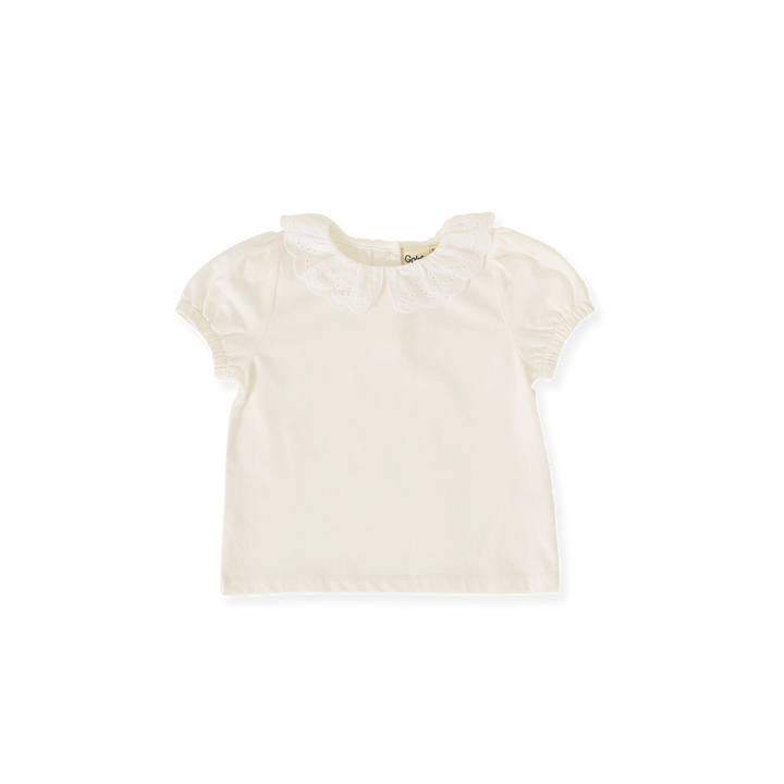 Laura Puff Sleeve Collar Top