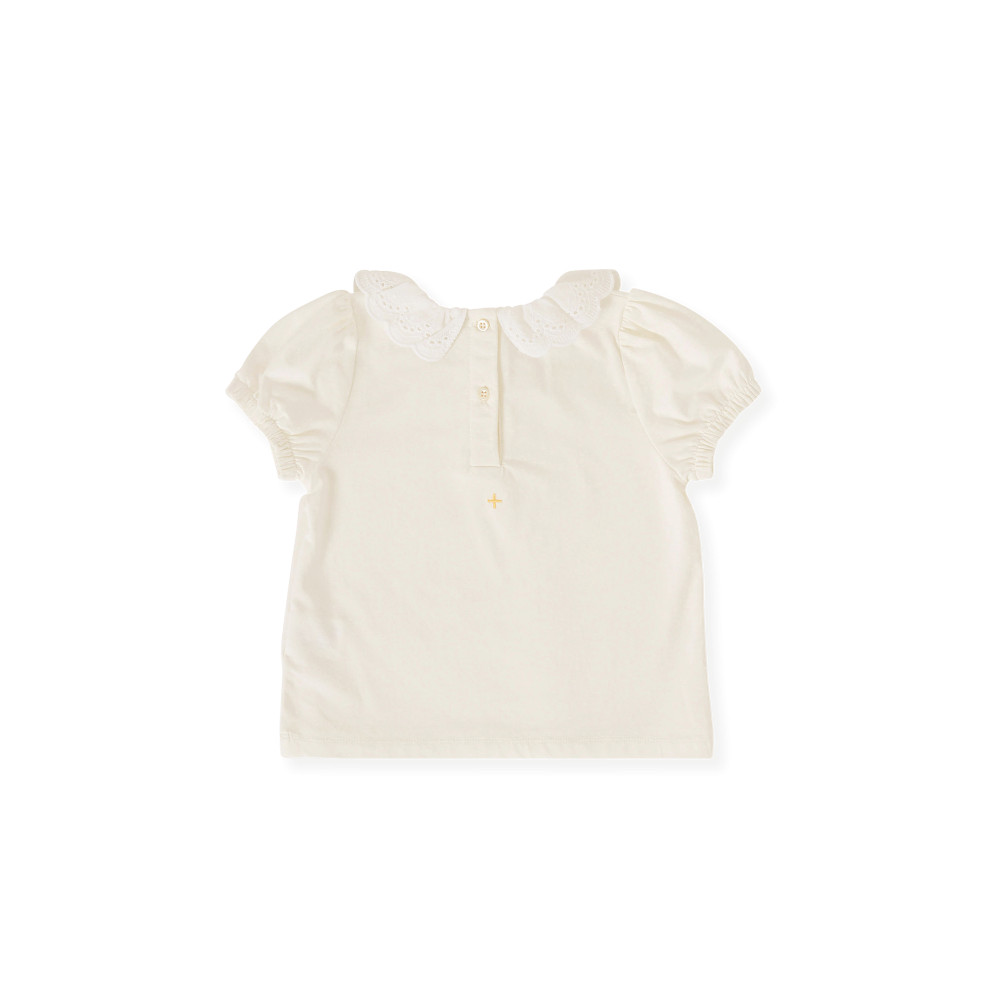 Laura Puff Sleeve Collar Top