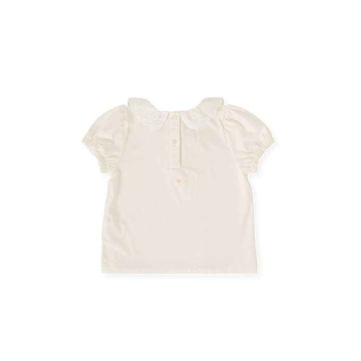 Laura Puff Sleeve Collar Top